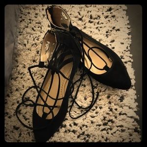 Black flats made in Italy 🇮🇹